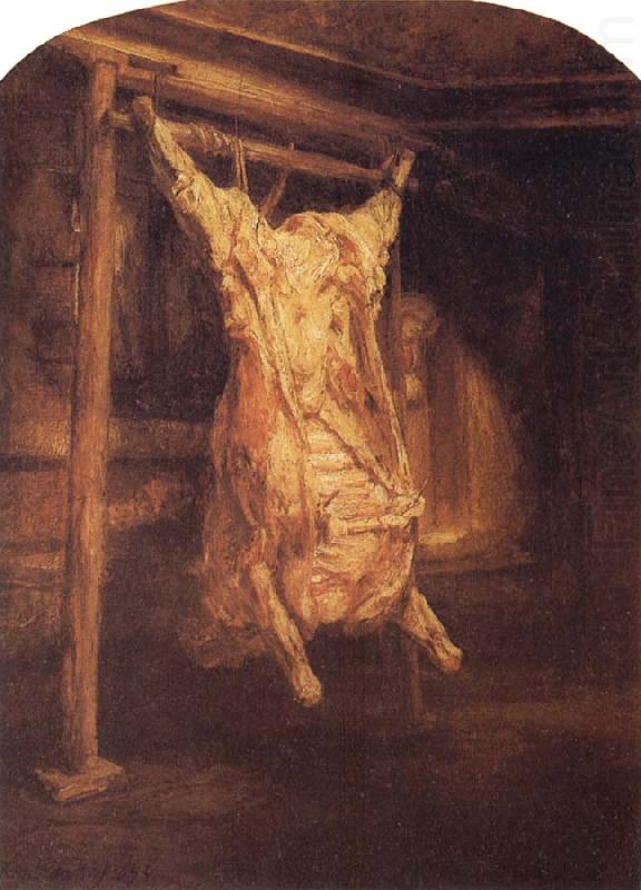 REMBRANDT Harmenszoon van Rijn The Slaughtered Ox china oil painting image
